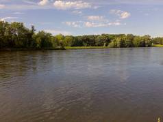 Ostrov na řece Mississippi - Otsego, Minnesota, USA (zobrazeno 62x)